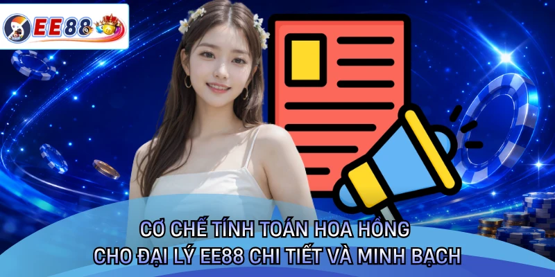 Cơ chế tính toán hoa hồng cho đại lý EE88 chi tiết và minh bạch 
